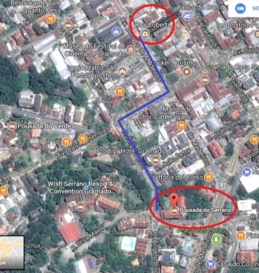 Condominio Residencial Pousada Do Serran0 กรามาโด ภายนอก รูปภาพ